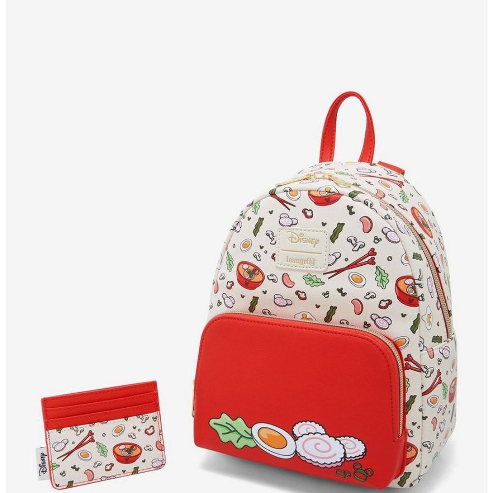 Loungefly X Disney Mickey Mouse Ramen Foodie Mini Backpack